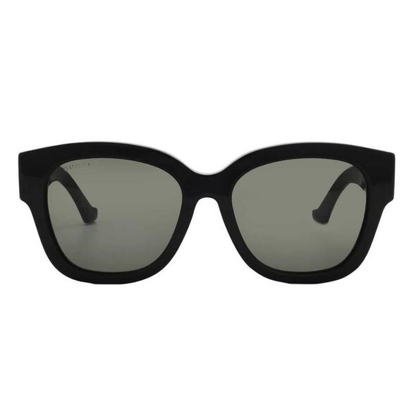 New Authentic Gucci Grey Square Ladies Sunglasses GG1550SK 001 54 GG1550SK 001 5 - Picture 1 of 6